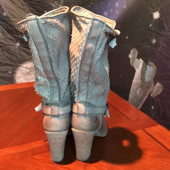 Felmini gray leather heel boots size 39 - Picture 10 of 16